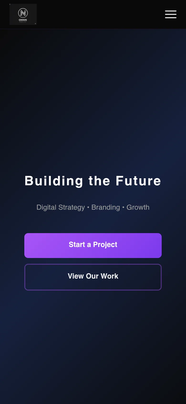 Onnin Group 數位代理品牌官網手機版截圖
